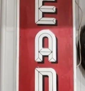 Dean Saf-T-Bilt Tires Metal Sign, 58"T x 15/5W