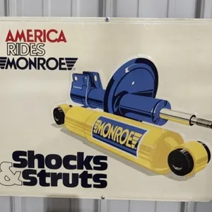 Monroe Shocks & Struts Metal Sign, 24"W x 18"T