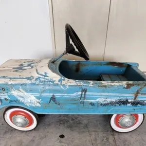 Vintage 1960's Murray "Tee Bird" Blue Pedal Car