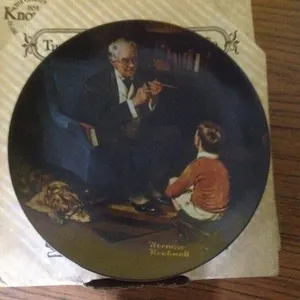 "THE TYCOON " Norman Rockwell Collector Plate