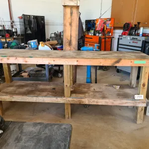 8' Wood Workbench