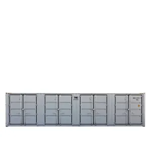 40-Foot High Cube Shipping Container with 4 Side Doors – One-Way Use Sea Can TMG-SC40S