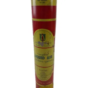 Vintage Canadian Liquid Air Welding Electrodes Tin Tube – 10 lb Industrial Can