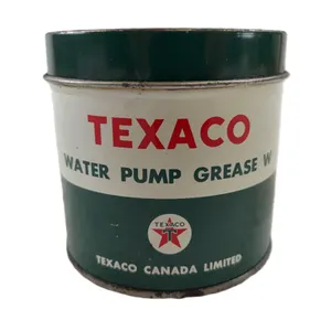 Original Texaco Water Pump Grease Can – Vintage Canadian Petroliana