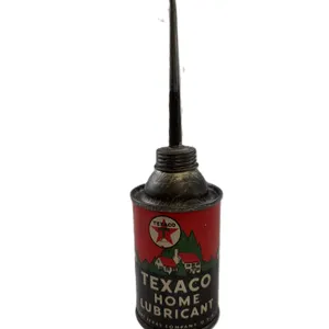 Vintage Texaco Home Lubricant Oil Can w/ Metal Spout