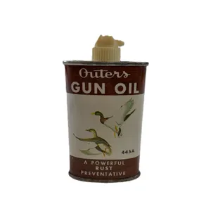 Vintage Outers Gun Oil Tin Can w/ Spout