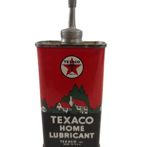 Vintage Texaco Home Lubricant Oil Can w/ Metal Spout