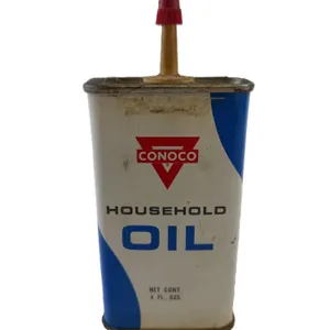 Vintage Pan‑Am Household Oil Tin w/ Spout