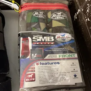 NEW/UNUSED SMB PRO CHOICE FRONT SPLINT BOOTS - SIZE LARGE