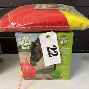 NEW/UNUSED 40" JOLLY BALL w/ NEW/UNUSED COVER