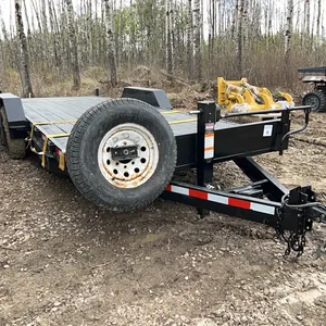 2012 ABU TRAILERS 20' T/A BUMPER PULL FLAT DECK TRAILER