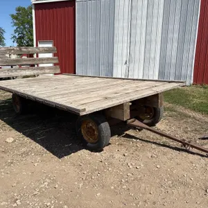 9ft x 16ft Wood Flatbed with John Deere Gear