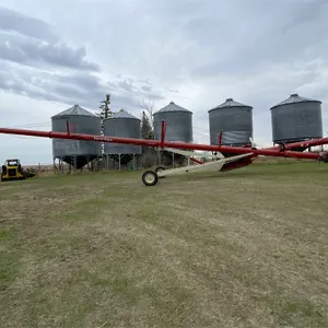 FARM KING 1370 Hyd. Swing Grain Auger, 13”, 70 Ft., 1000 PTO. , Bin Full Alarm