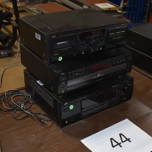 Double Cassette Deck, 5 CD Changer, & Audio-Video Control Receiver