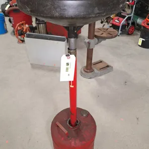 Portable 5-GAL Oil Drain Dolly, 9"x9"x42"