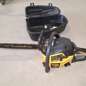 Poulan Pro Chain Saw with Case, Mixed Fuel, 42CC, 18" Bar