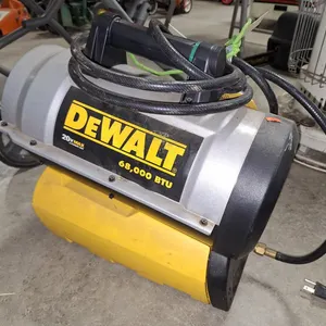 DeWalt Portable Hybrid Propane Heater, 68,000BTU, 20V Max, Model DXH70CFAU, 16"x16"x35"