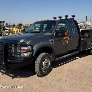 2008 Ford F550 Super Duty Ext. Cab flatbed truck