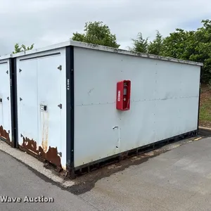 (2) storage containers
