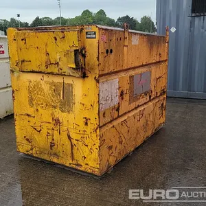 Western 2200 Litre Static Bunded Fuel Bowser, Manual Pump 