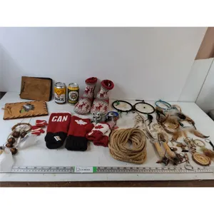 Canada Mitten, Slippers, Various Dream Catchers, & Photo Books