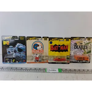 (4) Hot Wheel Pop Culture Collectible Vehicles- Batman, The Beatles , NIB