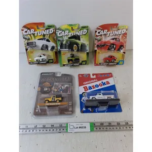 (3) Car Tuned Vehicles, Smokey Bear & Bazooka - NIB