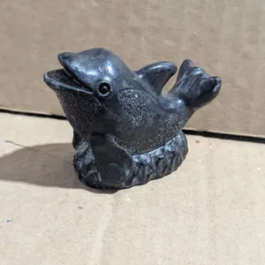 Wolf Original Hand Crafted Sculpture (Whale)