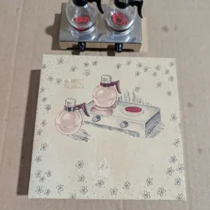 Vintage S+P Shaker Set (Coffee Pot Design) W/ Original box