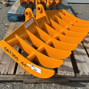 *NEW* GIYI 44" CAT 305 EXCAVATOR BRUSH RAKE ATTACHMENT