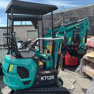 *NEW* CFG INDUSTRIAL KT12R MINI EXCAVATOR WITH KEY & REPAIR TOOL BOX - 810KG LOAD CAPACITY