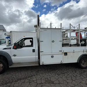2011 FORD F550 SUPER DUTY, 2DR PICKUP, WHITE, VIN 1FDUF5GT6BEB01493,