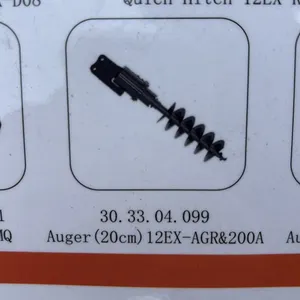 *NEW* AGT MINI EXCAVATOR 20CM AUGER ATTACHMENT