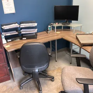 CONTENTS OF OFFICE. BRING BOXES. DOES NOT INCLUDE MONITORS, COMPUTER, BUSINESS PAPERS,