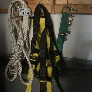 SAFETY HARNESS AND ROPE