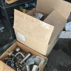 SHELF LOT OF PLUMBING FITTINGS, PEX CRIMPING TOOLS 1/2", 3/4", 1", PVC FITTINGS, PEX FITTINGS,