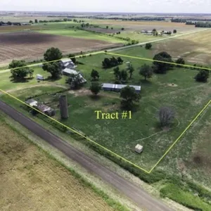Tract #1: The Home, Bldgs., & 7 +/- Acres