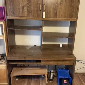 Computer desk.