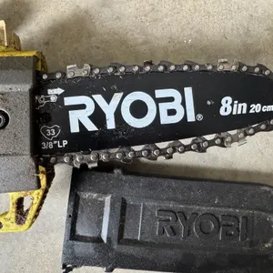 RYOBI 8'' battery powered tree saw. Comes with