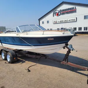 1980 AMF Crestliner Crusader 995 Boat 1980 Homebuilt T/A Boat Trailer