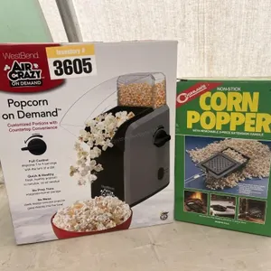Two Popcorn Poppers