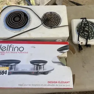 Three Portable Cooking Ranges