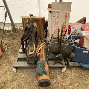 Pallet of Steam Cleaner, Golf Clubs & More