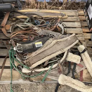 Pallet of Various Horse Tack