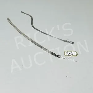 pair of Italian 925 silver bracelets - 6 1/2"