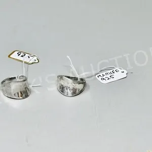 pair of 925 silver rings - size 81/2 & 7 1/2