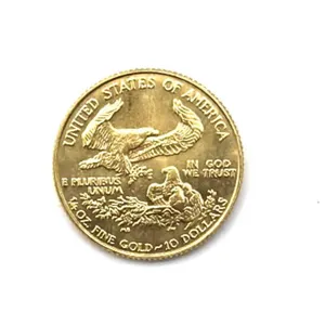 1/4 Oz Fine Gold 1986 Gold Eagle 10 Dollars