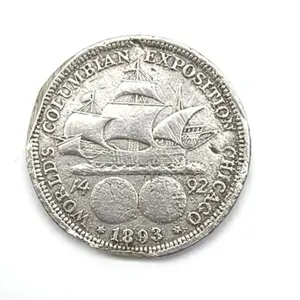 1893 Columbian Exposition Coin 
- damage to