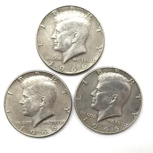 (3) 1966 Kennedy Half Dollars