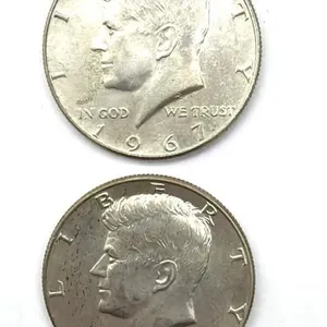 (2) 1967 Kennedy Half Dollars